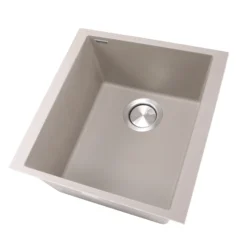 Nantucket Sinks Plymouth 16" Granite Composite Bar Sink, Truffle, PR1716-TR