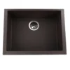 Nantucket Sinks Plymouth 24" Granite Composite Kitchen Sink, Brown, PR2418-BR