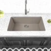 Nantucket Sinks Plymouth 30" Granite Composite Kitchen Sink, Truffle, PR3018-TR