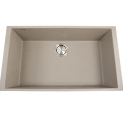 Nantucket Sinks Plymouth 30" Granite Composite Kitchen Sink, Truffle, PR3018-TR