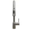 Nantucket Sinks Premium Kitchen 1.75 GPM Lever Stainless Steel Kitchen Faucet, Lever, KFPD16BRS