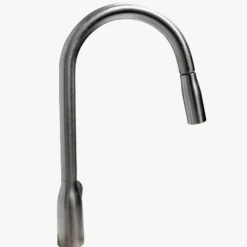 Nantucket Sinks Premium Kitchen 1.75 GPM Lever Stainless Steel Kitchen Faucet, Lever, KFPD16BRS