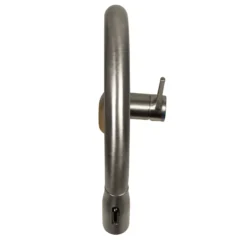 Nantucket Sinks Premium Kitchen 1.75 GPM Lever Stainless Steel Kitchen Faucet, Lever, KFPD16BRS