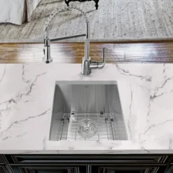 Nantucket Sinks Pro Series 15" Stainless Steel Bar Sink, ZR1815