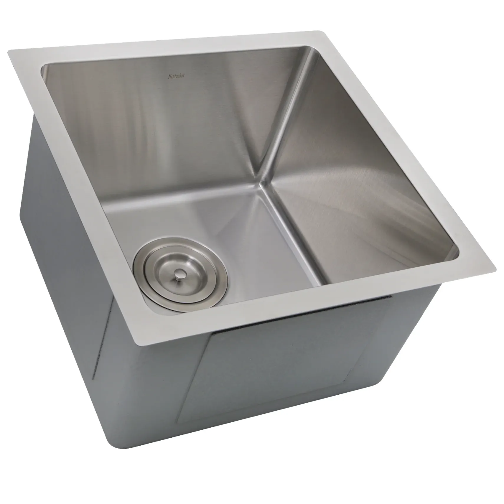 Nantucket Sinks Pro Series 15" Stainless Steel Bar Sink, SR1515