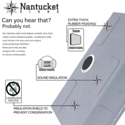 Nantucket Sinks Pro Series 15