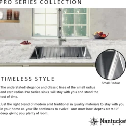 Nantucket Sinks Pro Series 15