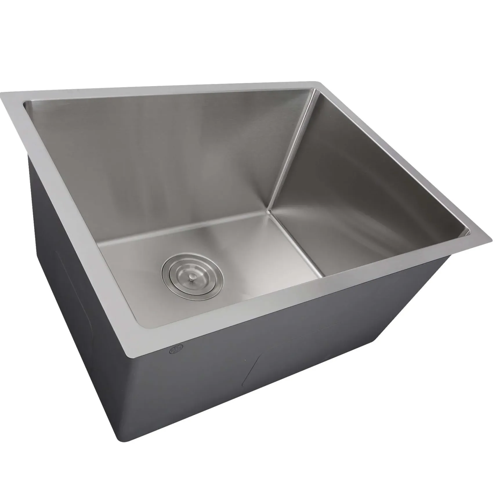 Nantucket Sinks Pro Series 23" Undermount 304 Stainless Steel Laundry/Utility Sink with Accessories, SR2318-12-16