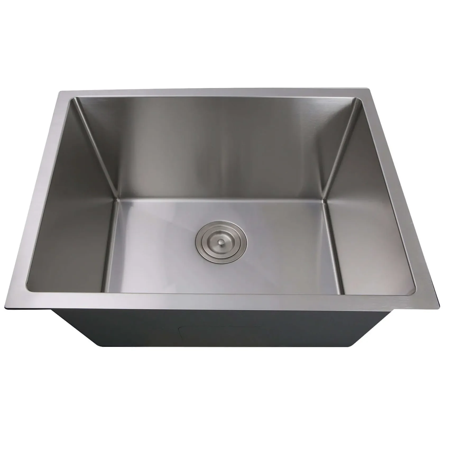 Nantucket Sinks Pro Series 23" Undermount 304 Stainless Steel Laundry/Utility Sink with Accessories, SR2318-12-16