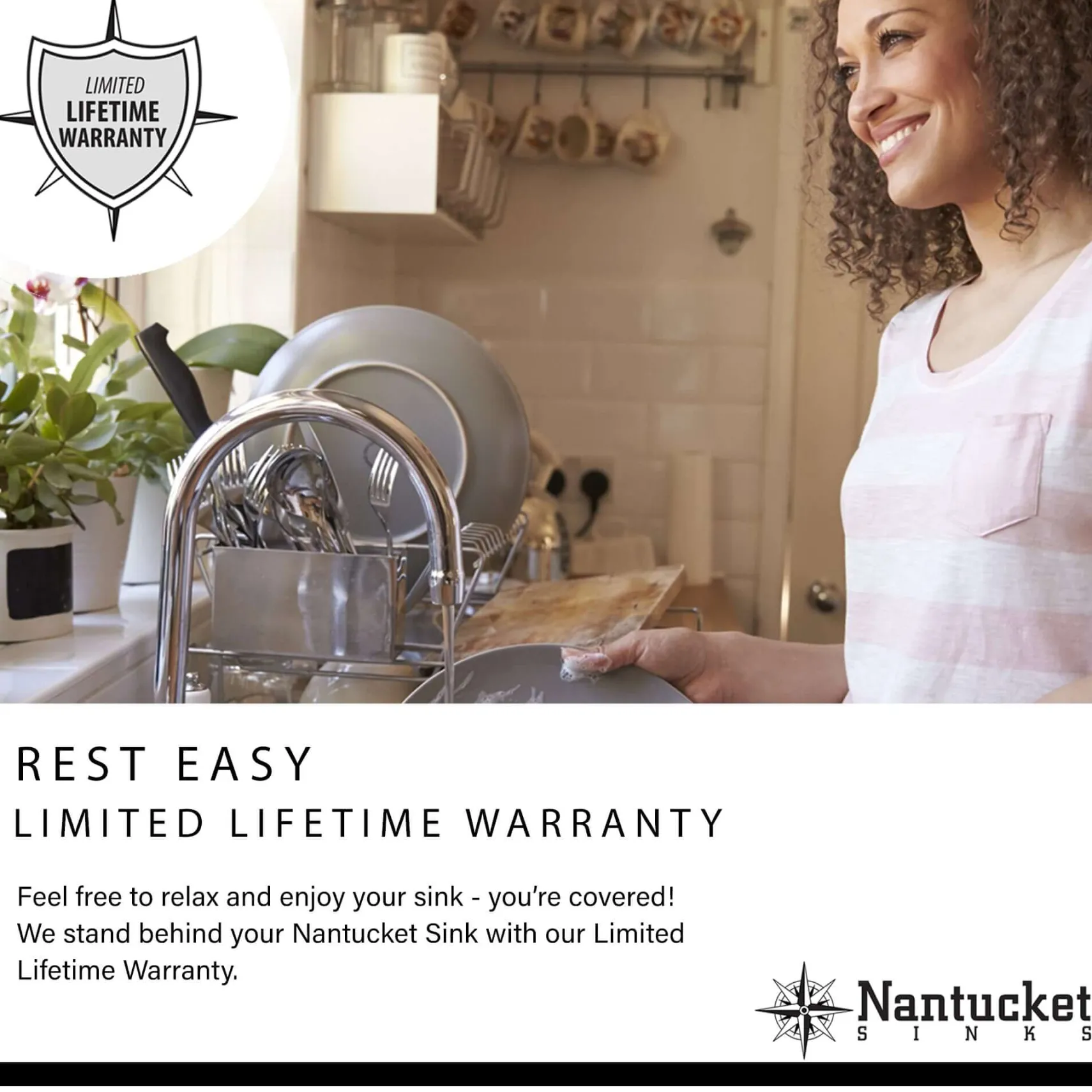 Nantucket Sinks Pro Series 23" Undermount 304 Stainless Steel Laundry/Utility Sink with Accessories, SR2318-12-16