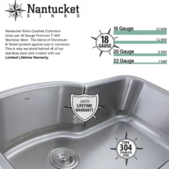 Nantucket Sinks Quidnet 18