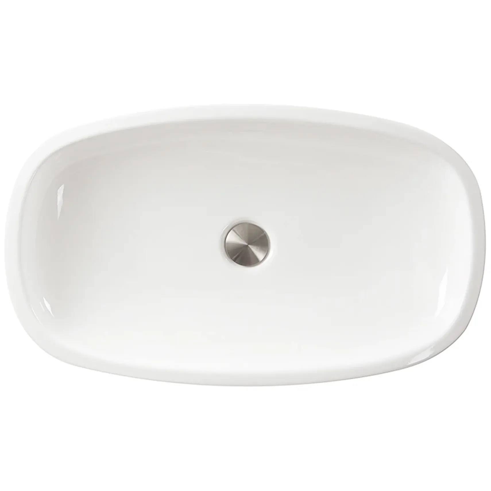 Nantucket Sinks Regatta 25" Fireclay Bathroom Vessel Sink, White, RC79041W