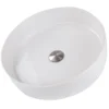 Nantucket Sinks Regatta 16" Fireclay Bathroom Vessel Sink, White, RC7102WV