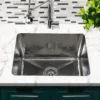 Nantucket Sinks Brightwork Home 23" Undermount Stainless Steel Kitchen Sink, 16 Gauge, KSSH2318-12