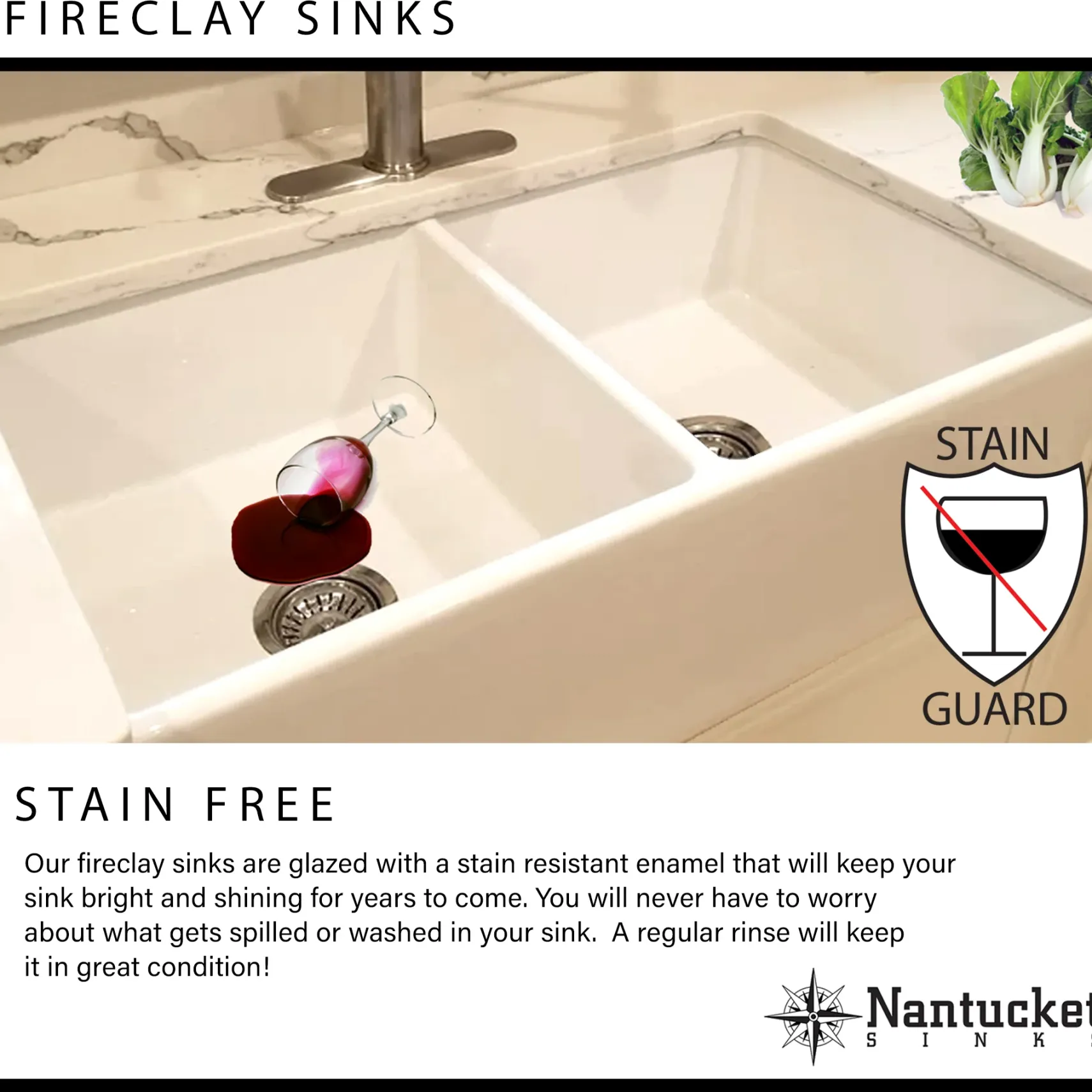 Nantucket Sinks Cape 18" Dual Mount Fireclay Kitchen Sink with Accessories, Matte Grey, Wellfleet-1818GR
