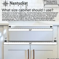 Nantucket Sinks Cape 36