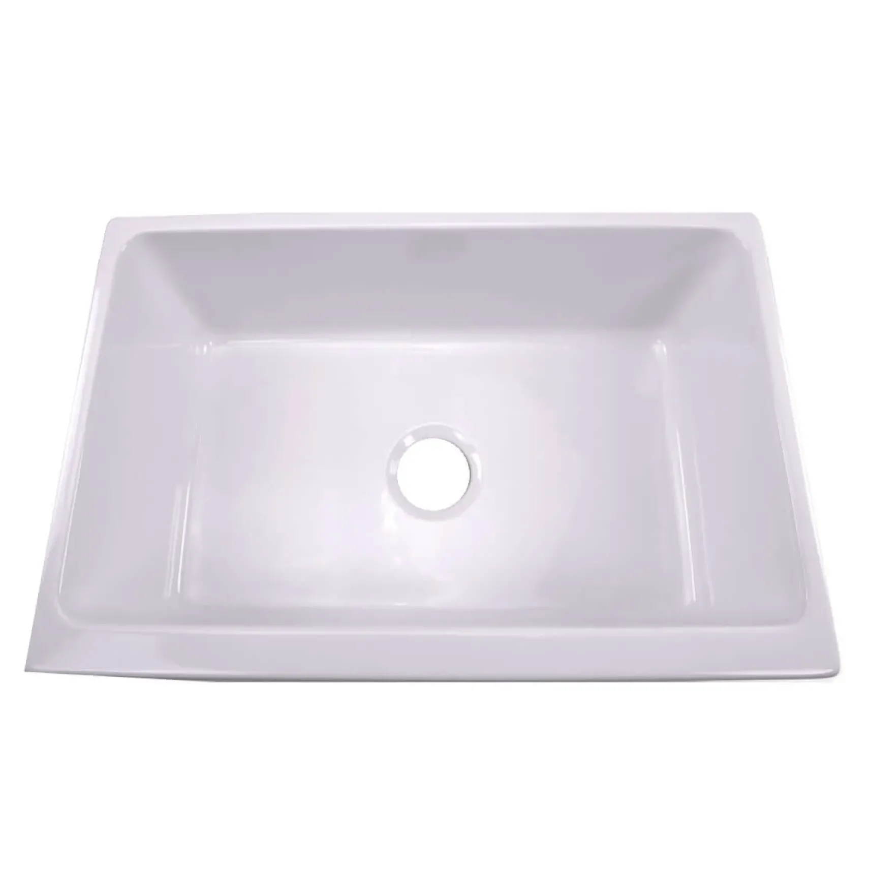 Nantucket Sinks Cape 30" Fireclay Farmhouse Sink, White, WH3018FCL