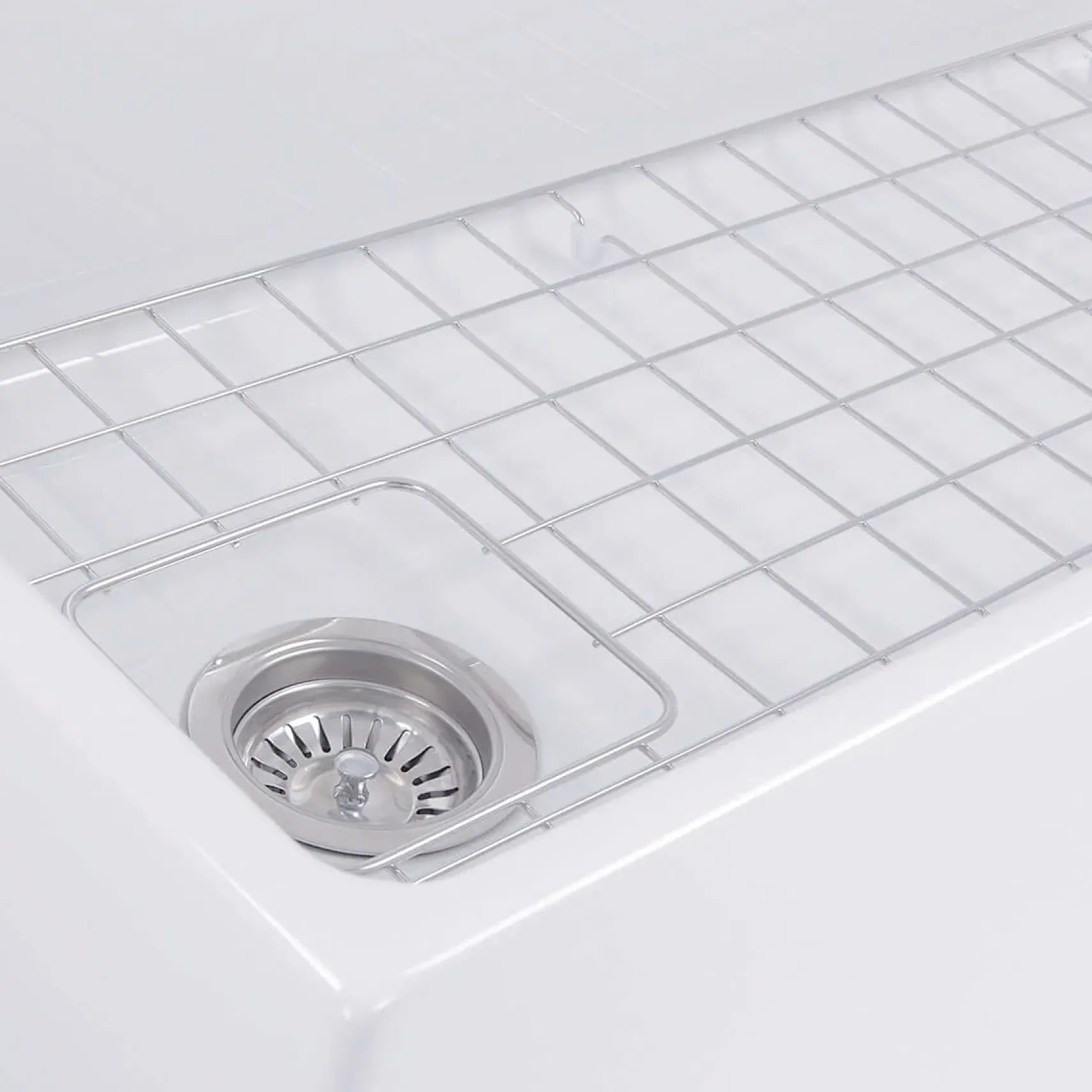 Nantucket Sinks Cape 36" Fireclay Farmhouse Sink, White, T-FCFS36
