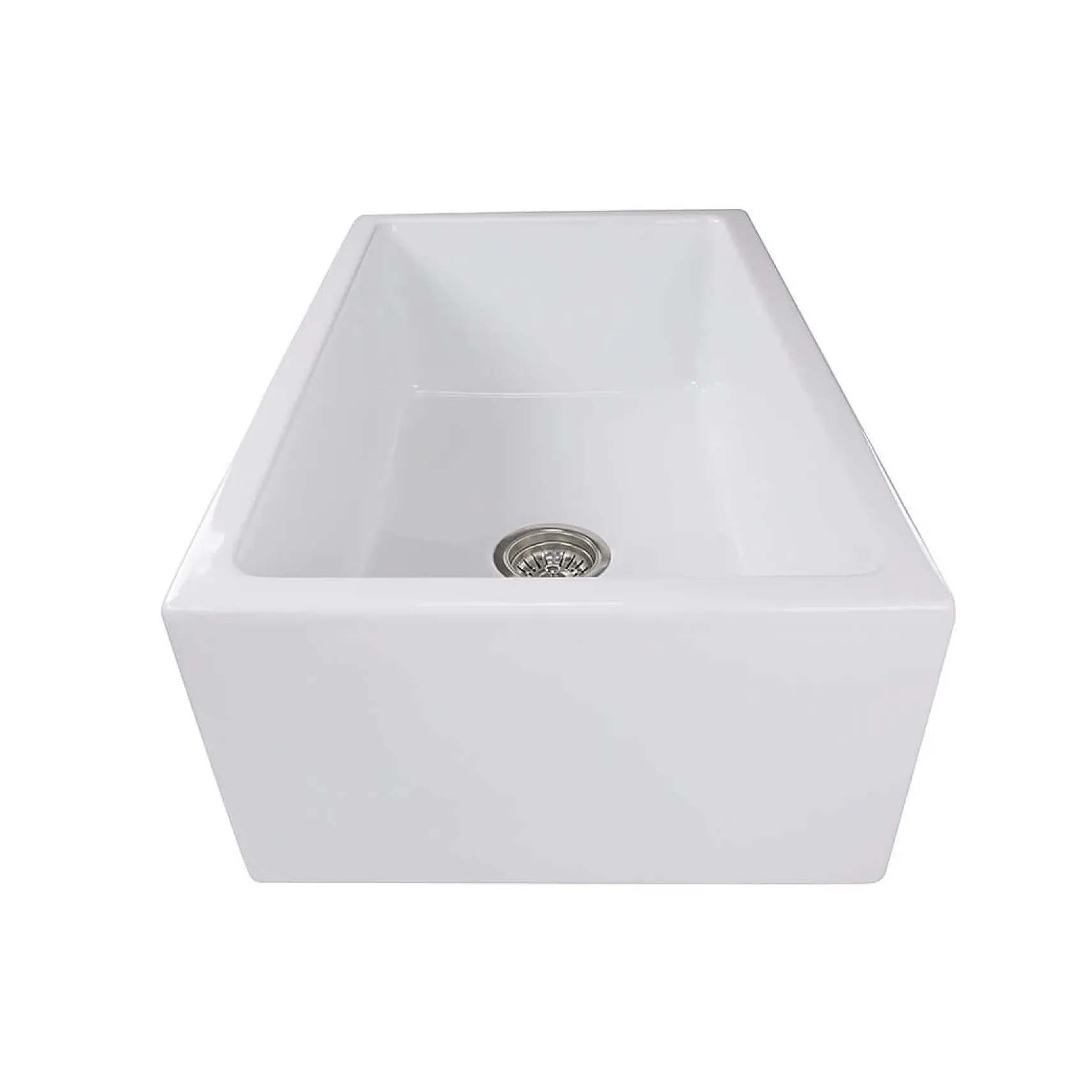 Nantucket Sinks Cape 30" Fireclay Farmhouse Sink, White, Hyannis-30