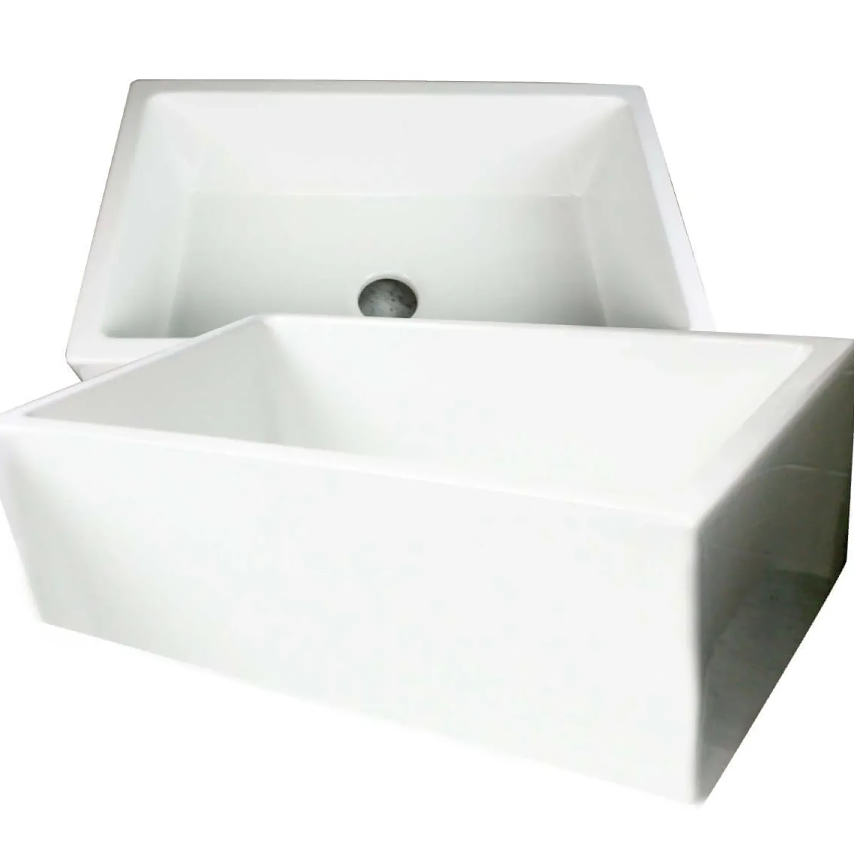 Nantucket Sinks Cape 30" Fireclay Farmhouse Sink, White, Hyannis-30
