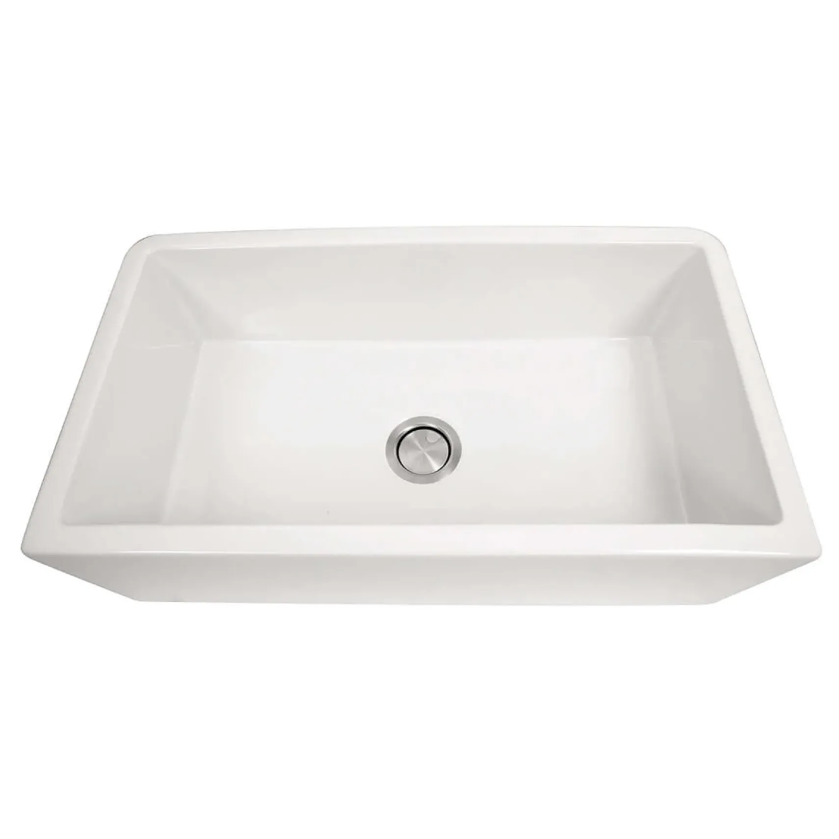 Nantucket Sinks Cape 33" Fireclay Farmhouse Sink, White, Harwich-33