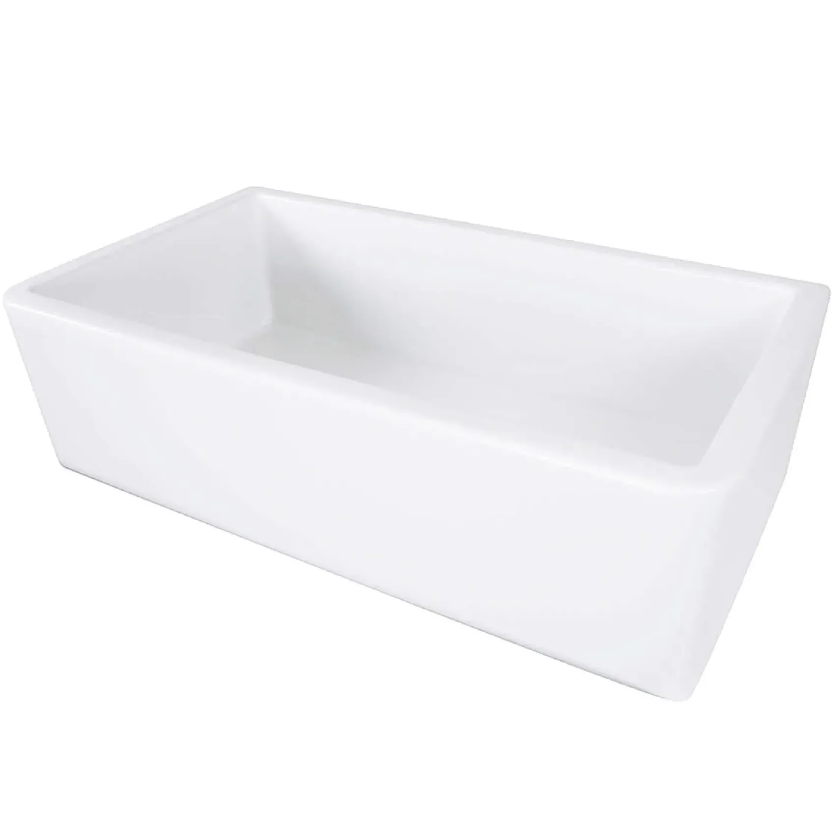 Nantucket Sinks Cape 33" Fireclay Farmhouse Sink, White, Harwich-33
