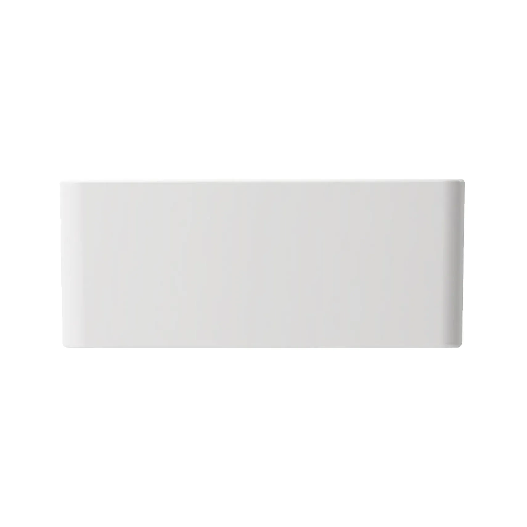 Nantucket Sinks Cape 24" Fireclay Farmhouse Sink, White, T-FCFS24