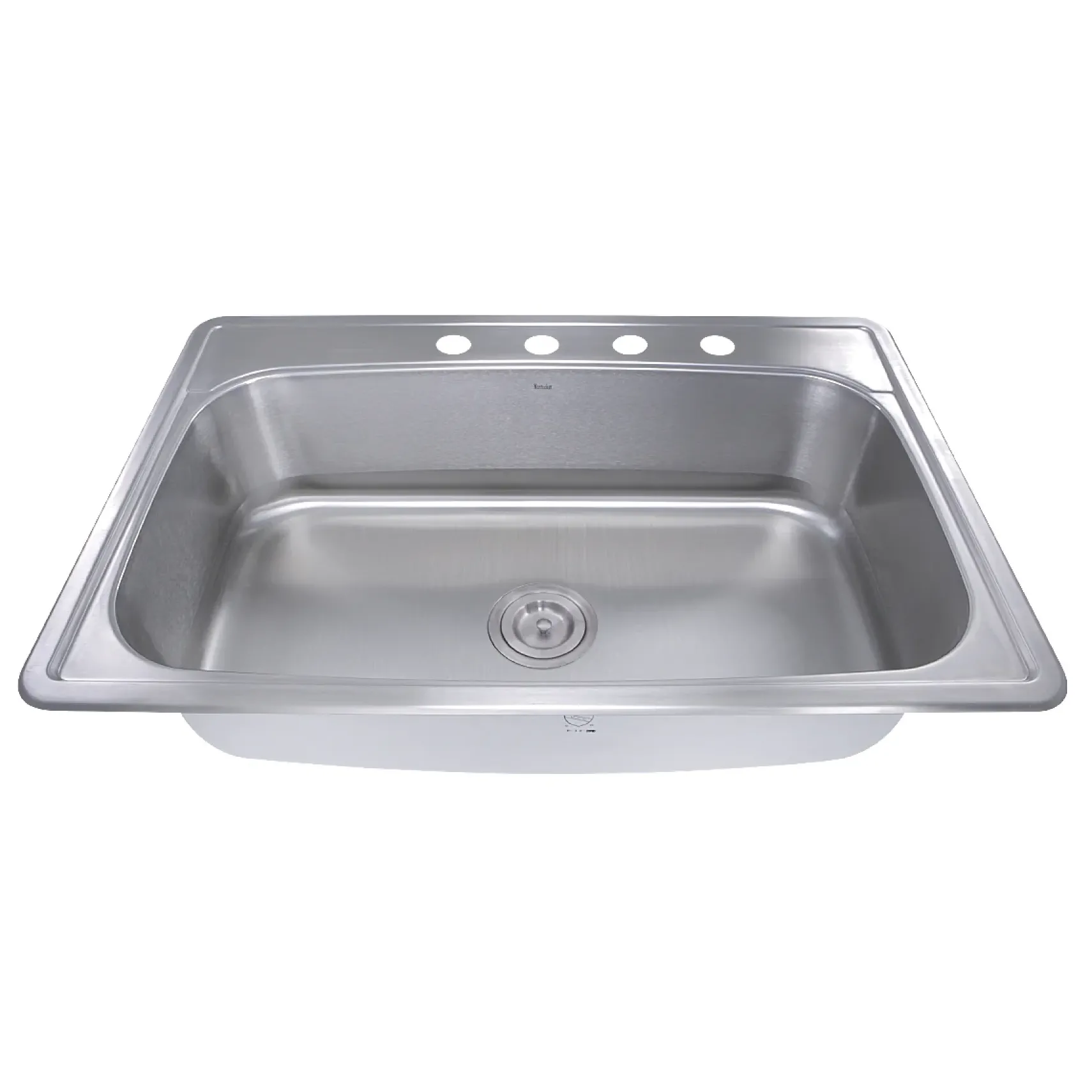 Nantucket Sinks Madaket 33" Stainless Steel Kitchen Sink, 18 Gauge, NS3322-8