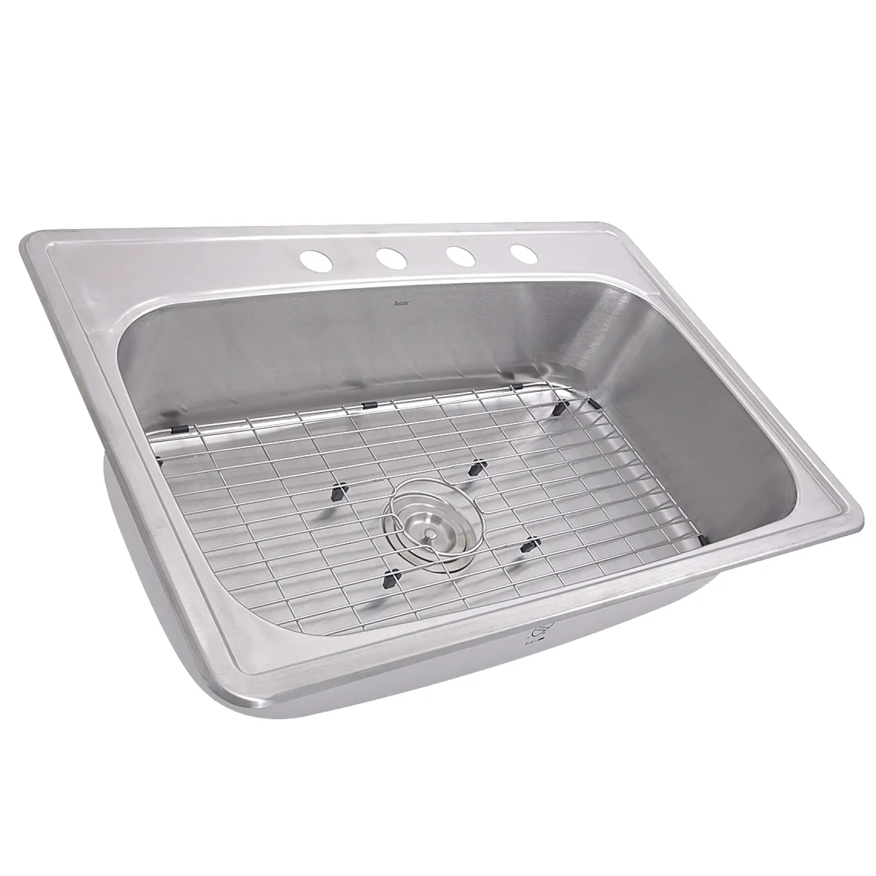 Nantucket Sinks Madaket 33" Stainless Steel Kitchen Sink, 18 Gauge, NS3322-8