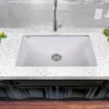 Nantucket Sinks Plymouth 30" Granite Composite Kitchen Sink, White, PR3018-W