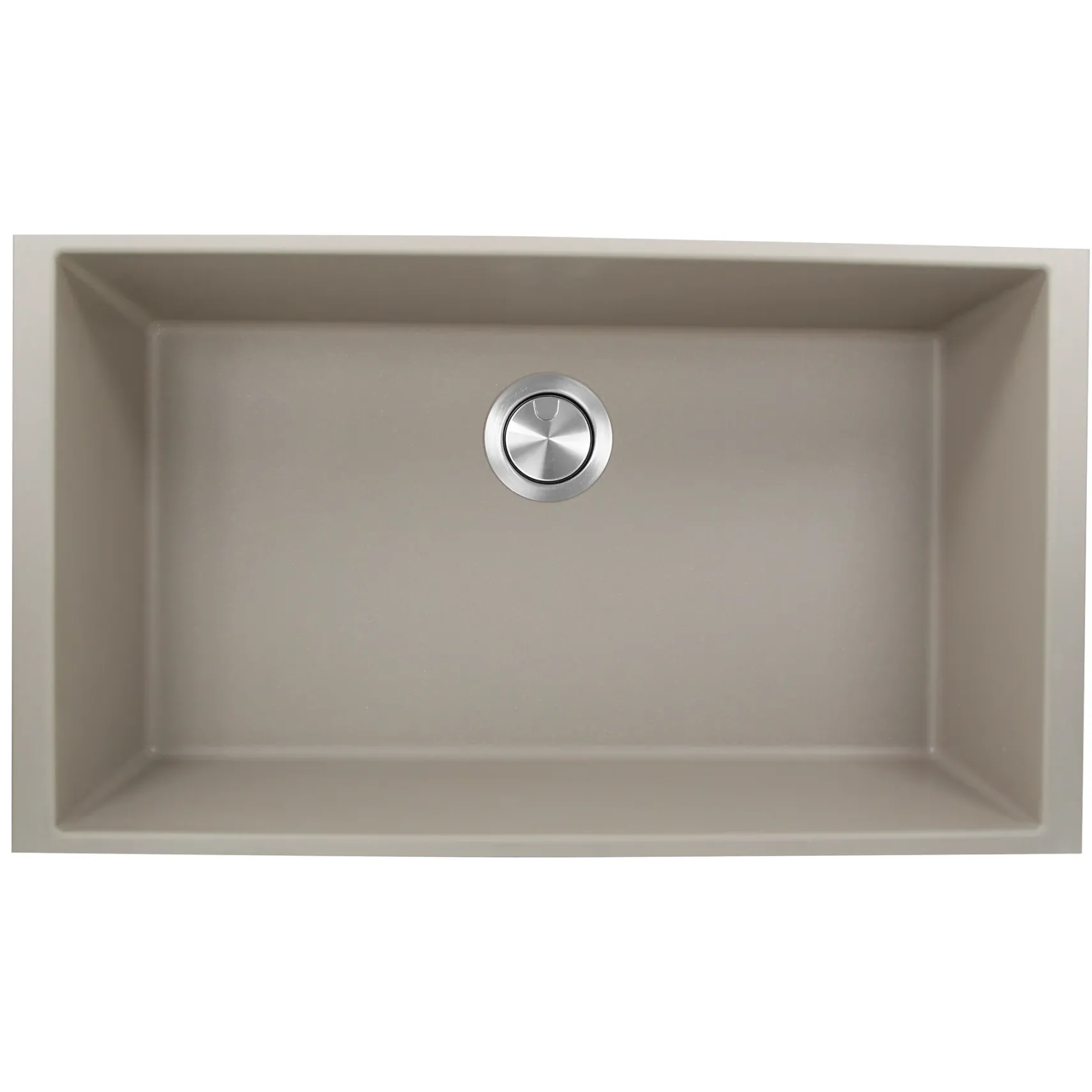 Nantucket Sinks Plymouth 33" Granite Composite Kitchen Sink, Truffle, PR3320-TR-UM