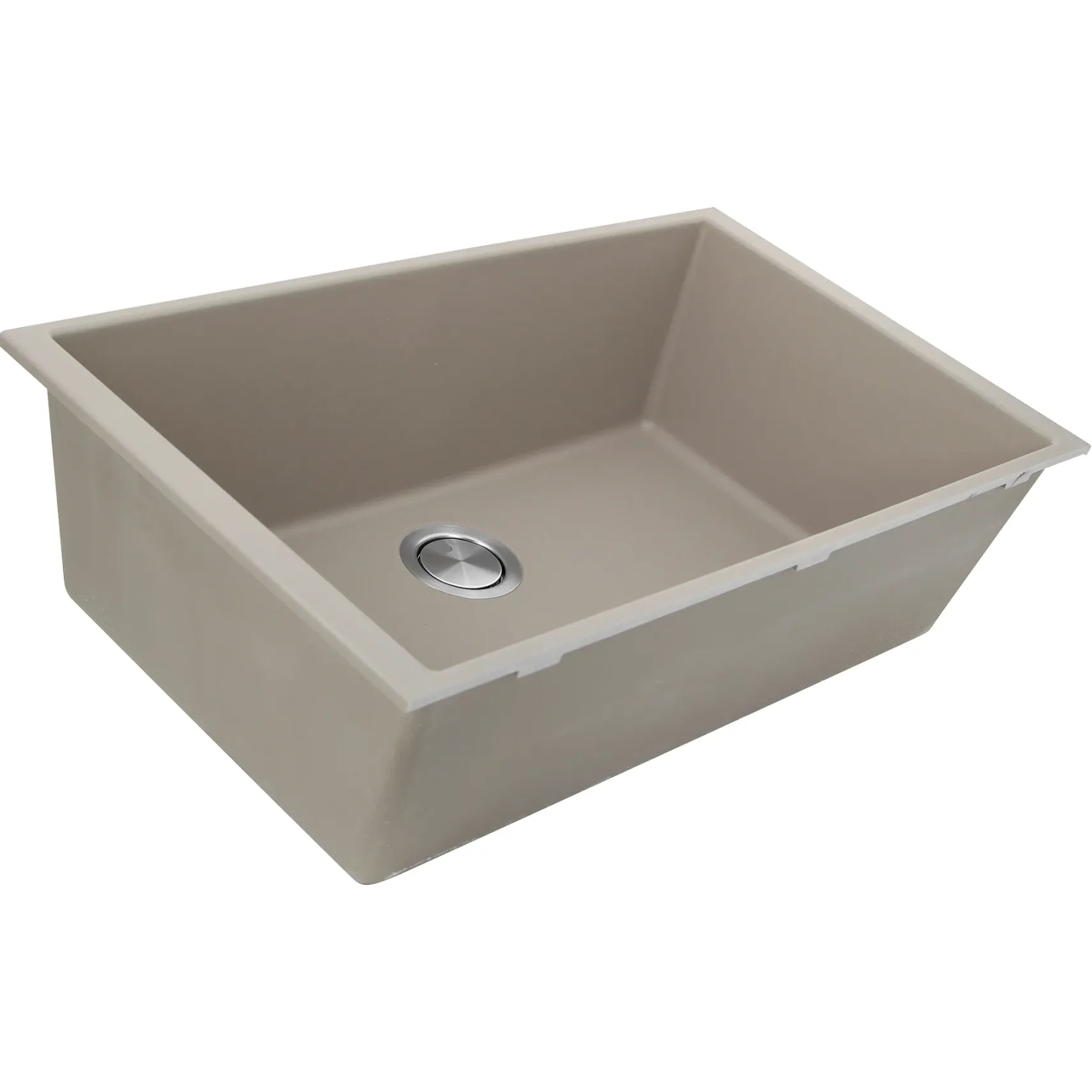 Nantucket Sinks Plymouth 33" Granite Composite Kitchen Sink, Truffle, PR3320-TR-UM