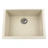 Nantucket Sinks Plymouth 24" Granite Composite Kitchen Sink, Sand, PR2418-S