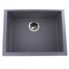Nantucket Sinks Plymouth 24" Granite Composite Kitchen Sink, Titanium, PR2418-TI