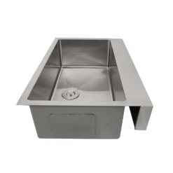 Nantucket Sinks Pro Series 33" Stainless Steel Retrofit Farmhouse Sink, 16 Gauge, EZApron33-5.5