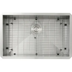 Nantucket Sinks Pro Series 28" Stainless Steel Kitchen Sink, 16 Gauge, ZR2818-8-16