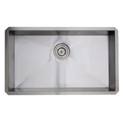 Nantucket Sinks Pro Series 30" Stainless Steel Kitchen Sink, 16 Gauge, SS-PRO-ZR3018-5.5