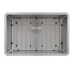 Nantucket Sinks Pro Series 28" Stainless Steel Kitchen Sink, 16 Gauge, SR2818-16
