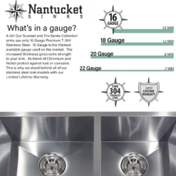 Nantucket Sinks Pro Series 24