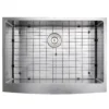 Nantucket Sinks Pro Series 30" Stainless Steel Farmhouse Sink, 16 Gauge, APRON302010-SR-16