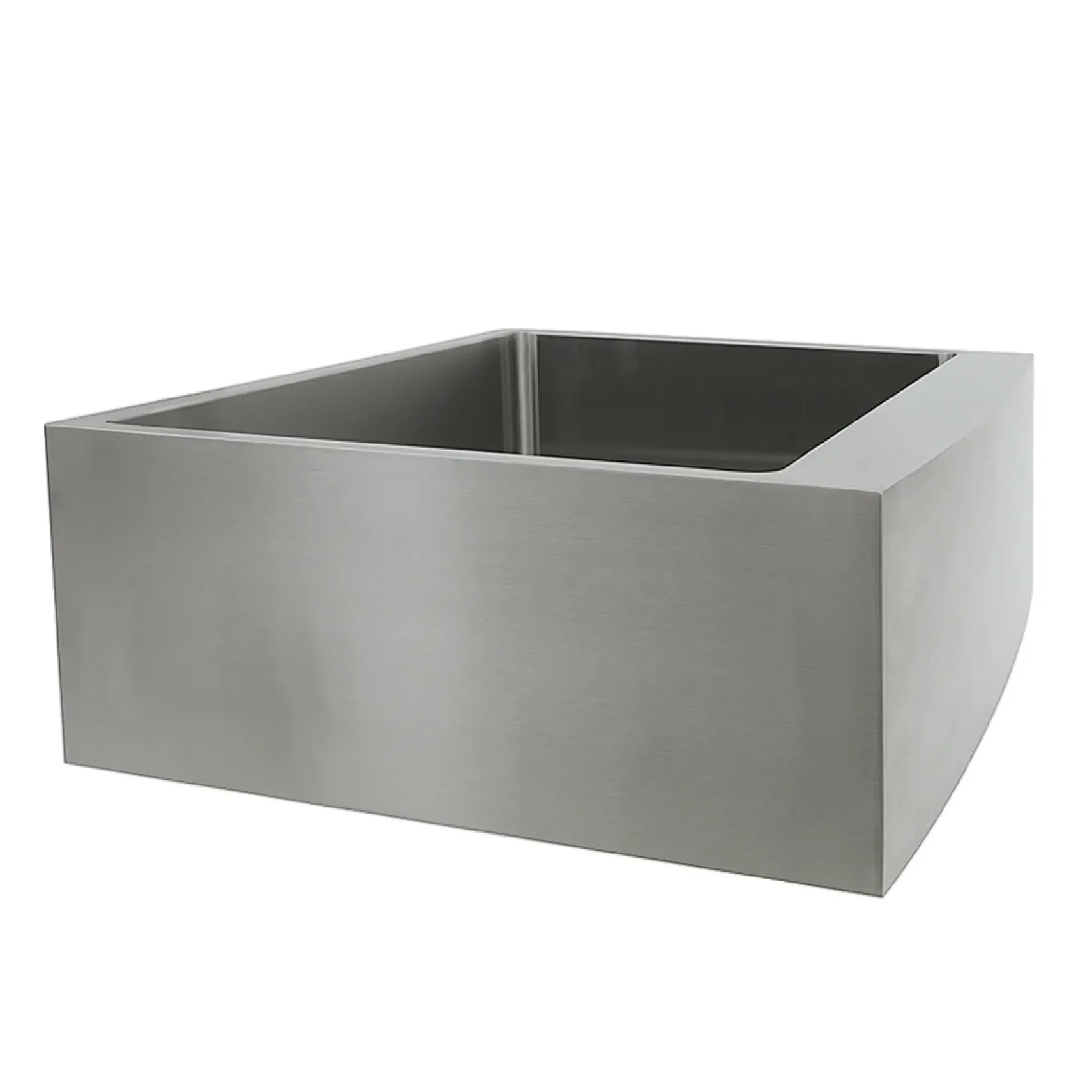 Nantucket Sinks Pro Series 30" Stainless Steel Farmhouse Sink, 16 Gauge, APRON302010-SR-16