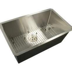 Nantucket Sinks Pro Series 30" Undermount 304 Stainless Steel Kitchen Sink, SR3018-12-16