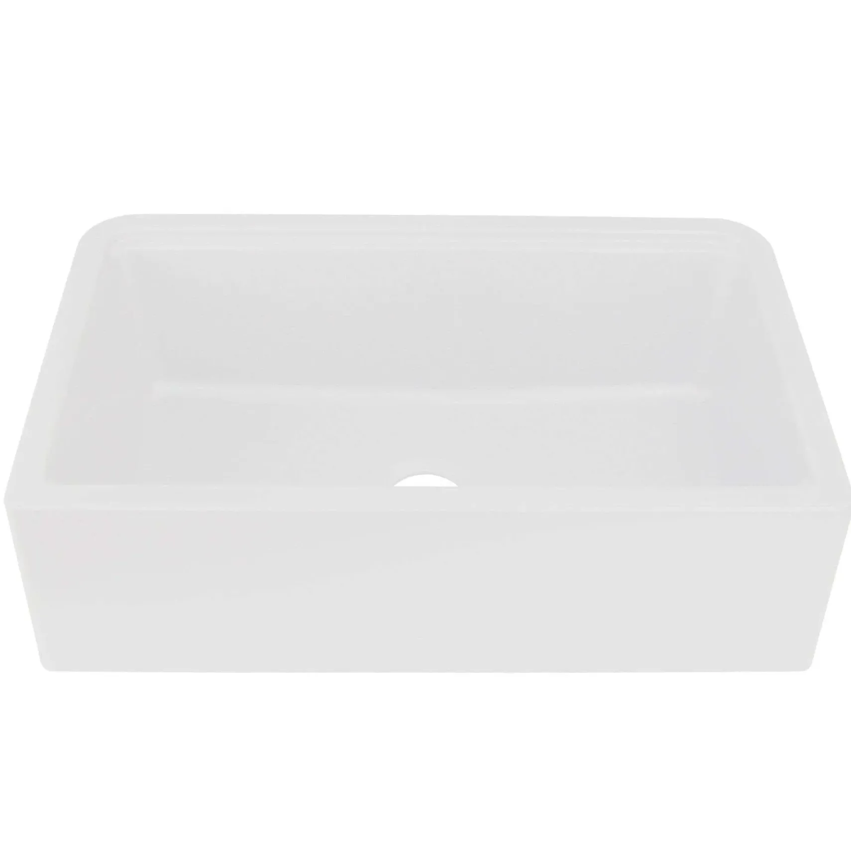 Nantucket Sinks Rockport 33" Granite Composite Workstation Farmhouse Sink with Accessories, White, PR3320-APS-W