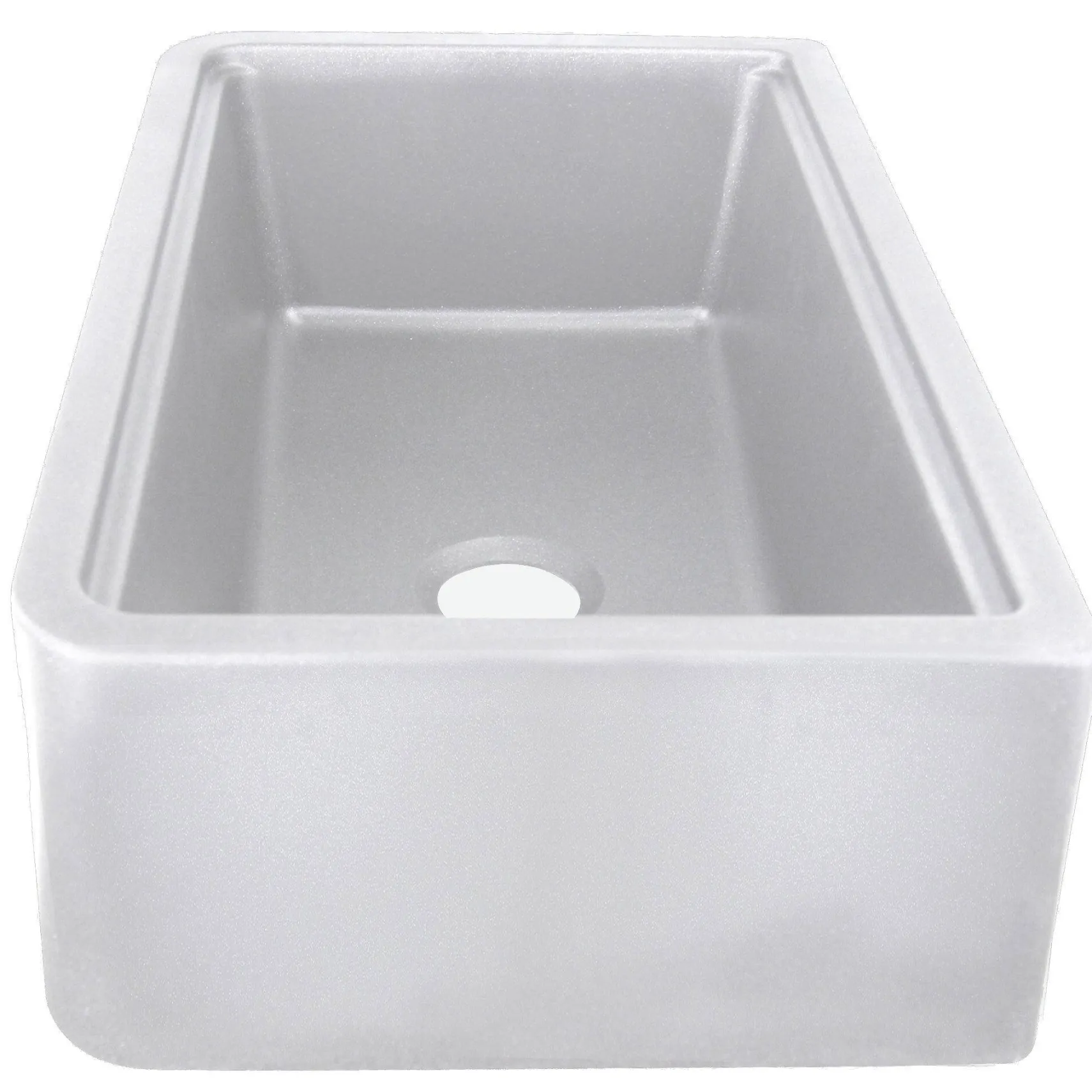 Nantucket Sinks Rockport 33" Granite Composite Workstation Farmhouse Sink with Accessories, Light Grey, PR3320-APS-G