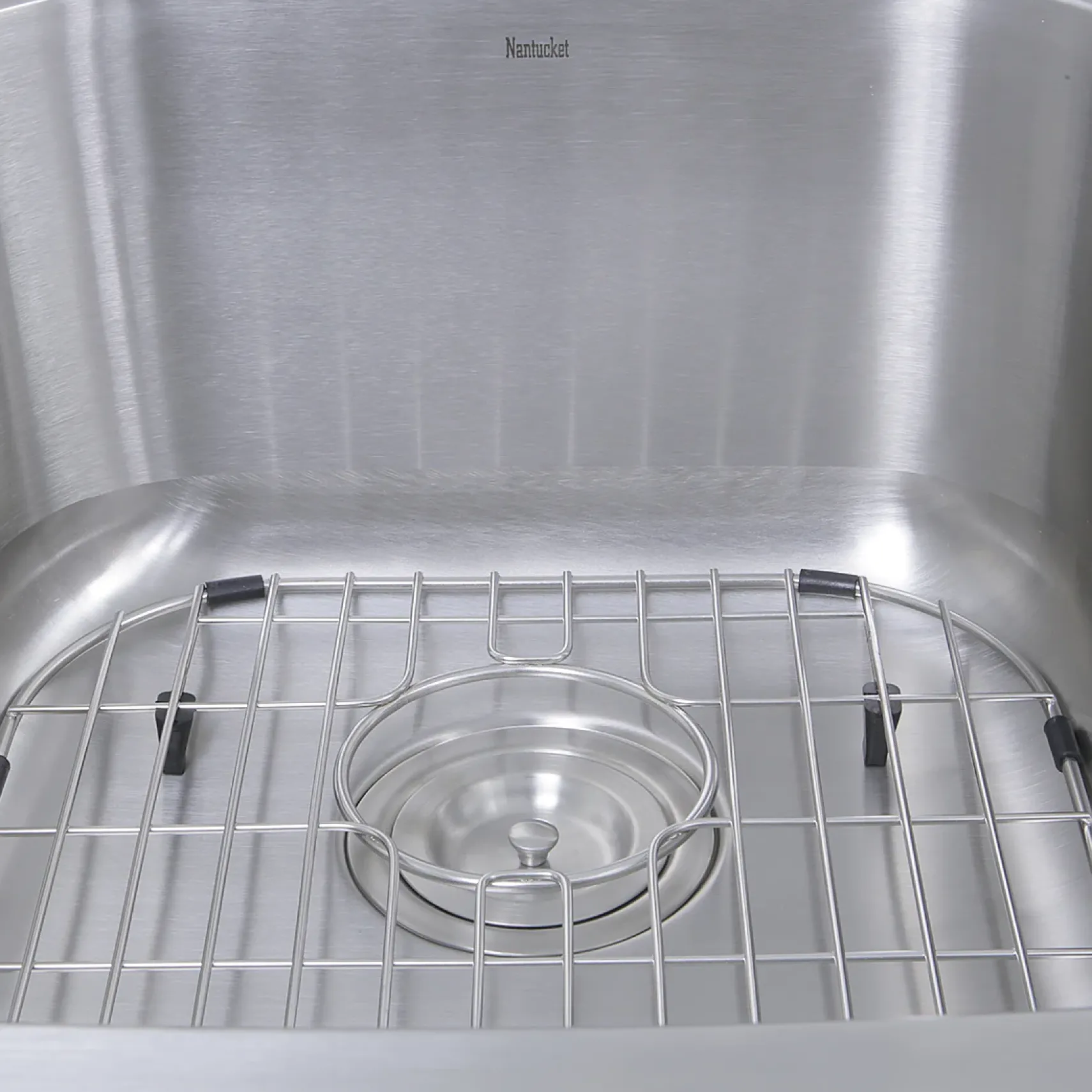 Nantucket Sinks Sconset 32" Stainless Steel Kitchen Sink, 16 Gauge, 60/40 Double Bowl, NS503-16-CB