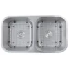 Nantucket Sinks Sconset 33" Stainless Steel Kitchen Sink, 16 Gauge, 50/50 Double Bowl, NS10i-16