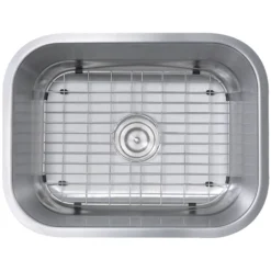 Nantucket Sinks Sconset 23" Stainless Steel Kitchen Sink, 16 Gauge, NS09i-16