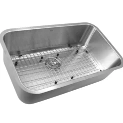 Nantucket Sinks Sconset 30" Undermount 304 Stainless Steel Kitchen Sink with Accessories, 16 Gauge, NS3018-10-16