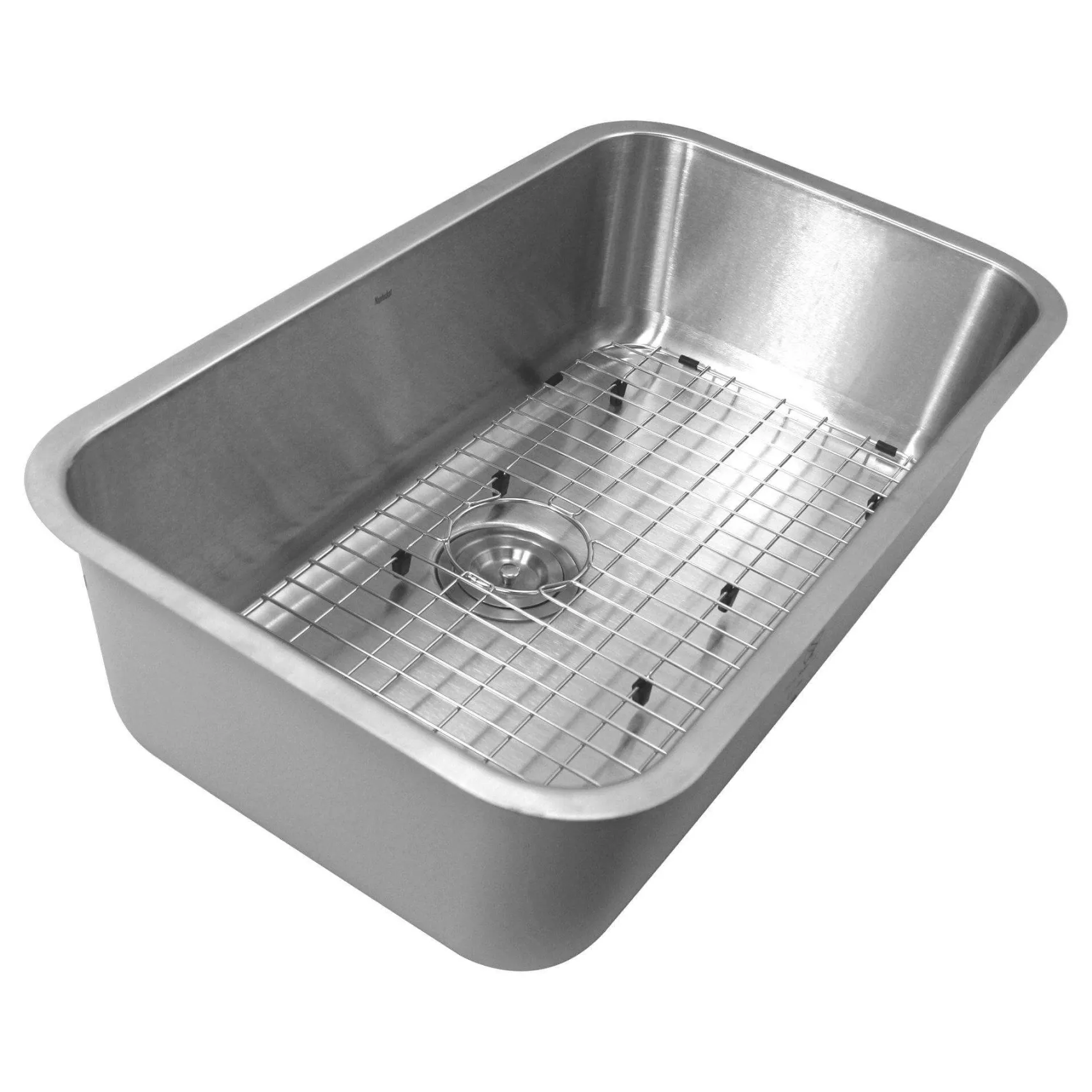 Nantucket Sinks Sconset 30" Undermount 304 Stainless Steel Kitchen Sink with Accessories, 16 Gauge, NS3018-10-16