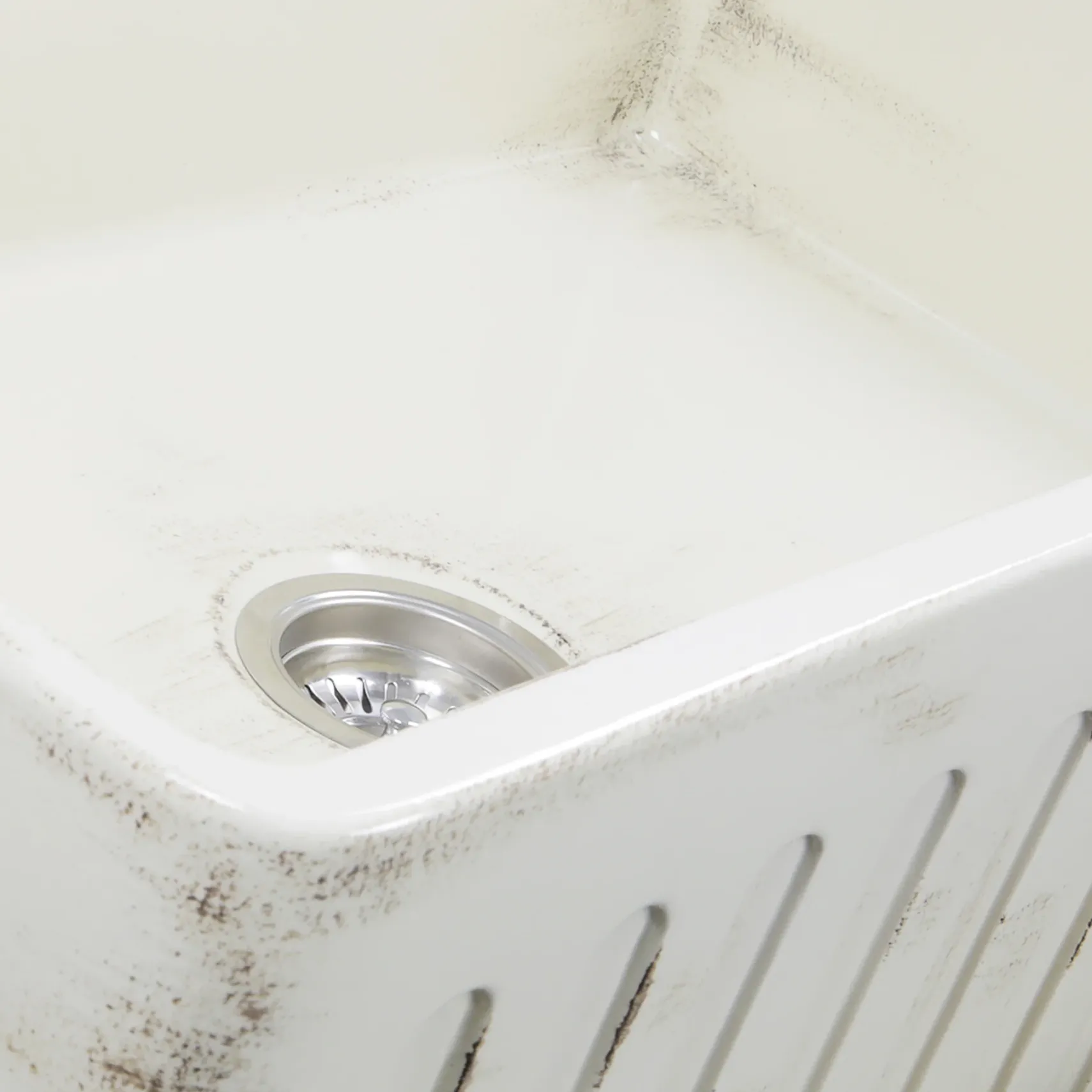 Nantucket Sinks Vineyard 30" Fireclay Farmhouse Sink, Pale Yellow, FCFS3020S-ShabbyStraw